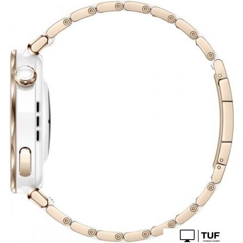 Умные часы Huawei Watch GT 5 Pro 42 мм (керамический белый)