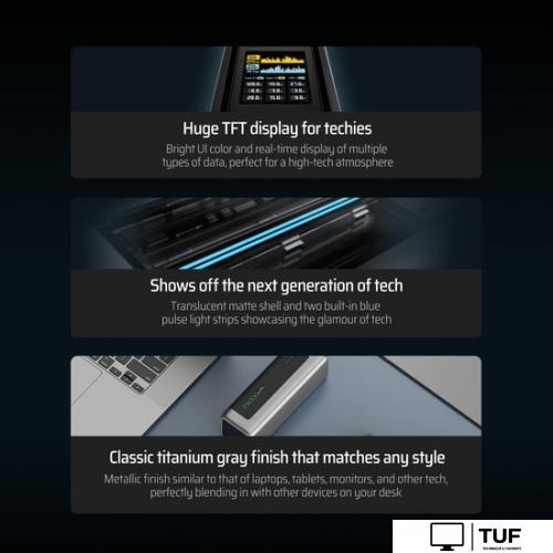 Внешний аккумулятор Cuktech 20 Power Bank 25000mAh 210W MAX