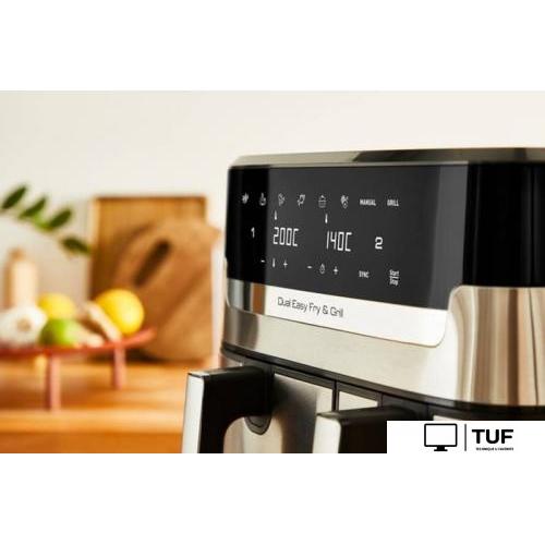 Аэрофритюрница Tefal Dual Easy Fry & Grill EY905D