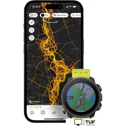 Умные часы Suunto Vertical (черный/лимонный)