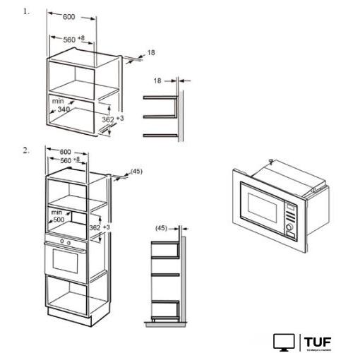 Микроволновая печь Weissgauff BMWO-209 PDB