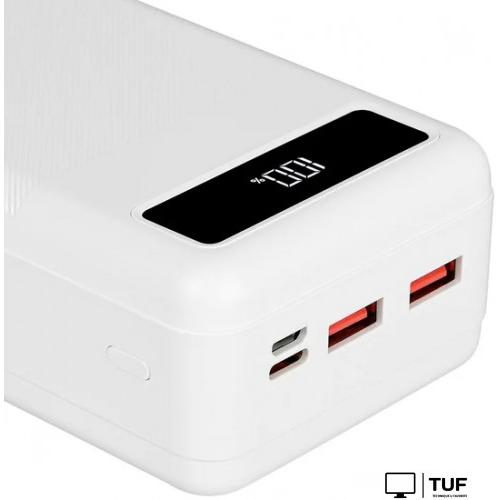 Внешний аккумулятор TFN Porta LCD PD 22.5W 30000mAh (белый)