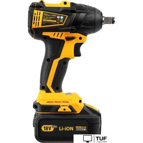 Гайковерт Denzel CIW-IB-300 26501 (с 1-им АКБ, кейс, набор оснастки)