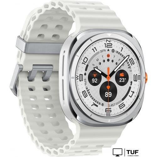 Умные часы Samsung Galaxy Watch Ultra 2025 47 мм LTE (белый титан)