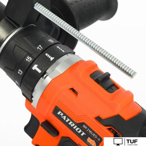 Ударная дрель-шуруповерт Patriot BR 216UES-h 180301565 (с 2-мя АКБ, кейс)