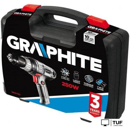 Дрель-шуруповерт GRAPHITE 58G792