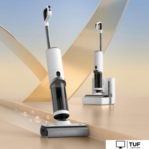 Вертикальный пылесос с влажной уборкой Deerma DEM-VX910W