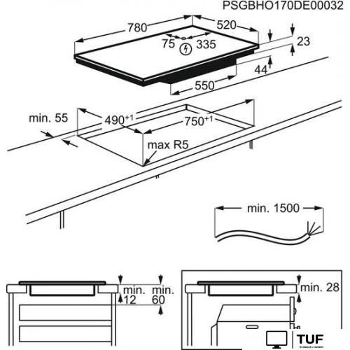 Варочная панель AEG IPE84531FB