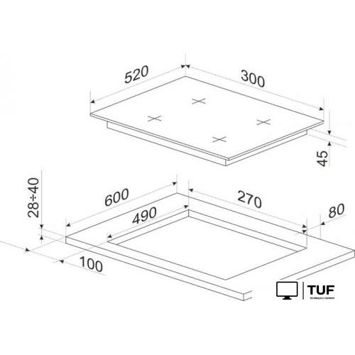 Варочная панель Hansa BHKS330300