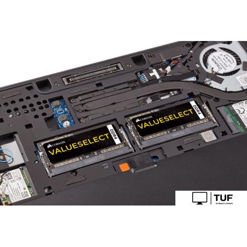 Оперативная память Corsair Value Select 2x8GB DDR4 SO-DIMM PC4-17000 [CMSO16GX4M2A2133C15]