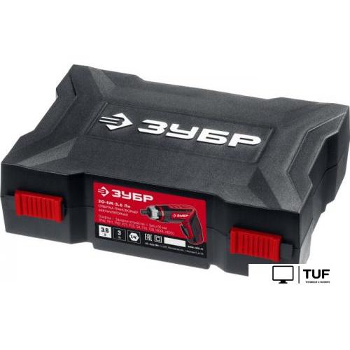 Электроотвертка Зубр Мастер ЗО-ЕМ-3.6 Ли (кейс)