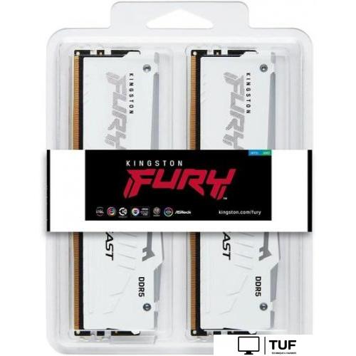 Оперативная память Kingston FURY Beast RGB 2x32ГБ DDR5 5600 МГц KF556C40BWAK2-64