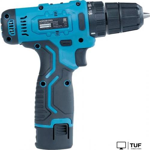 Дрель-шуруповерт Nordberg NE103K+NE9012 (с 2-мя АКБ, сумка)