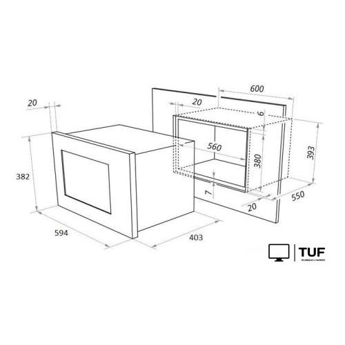 Микроволновая печь Akpo MEA 925 08 SEA01 BL