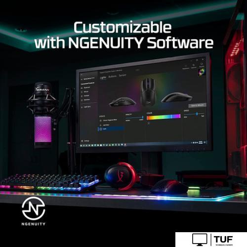 Игровая мышь HyperX Pulsefire Haste 2 Wireless (черный)