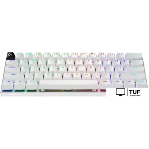 Клавиатура Logitech G Pro X 60 Lightspeed GL Tactile 920-011934 (белый, нет кириллицы)