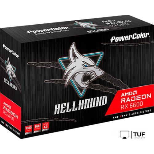 Видеокарта PowerColor Hellhound Radeon RX 6600 8GB GDDR6 AXRX 6600 8GBD6-3DHL