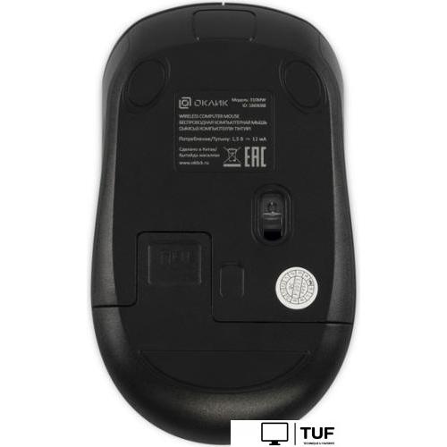 Мышь Oklick 310MW (черный/серый)