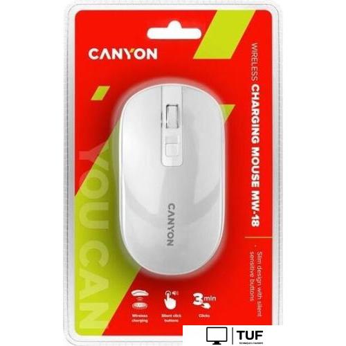 Мышь Canyon MW-18 (белый)