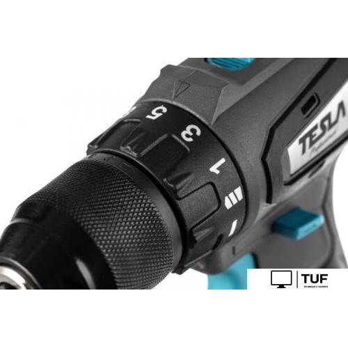 Дрель-шуруповерт Tesla TCD18BL 840369 (с 2-мя АКБ, кейс)