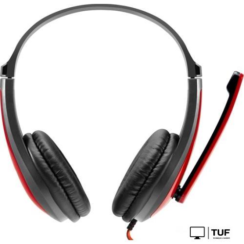 Наушники Canyon HSC-1 (черный/красный)