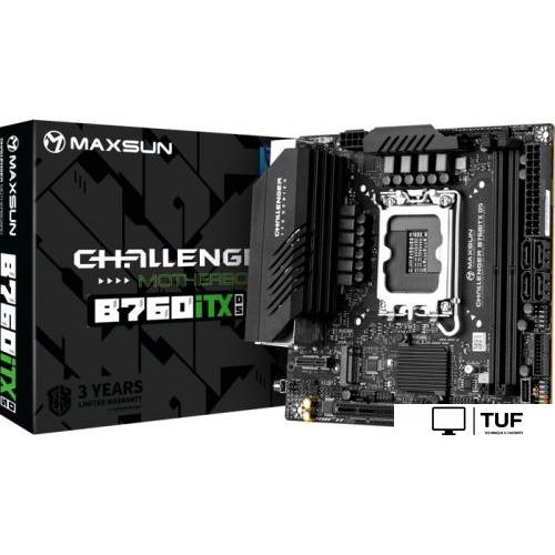 Материнская плата Maxsun Challenger B760ITX D5
