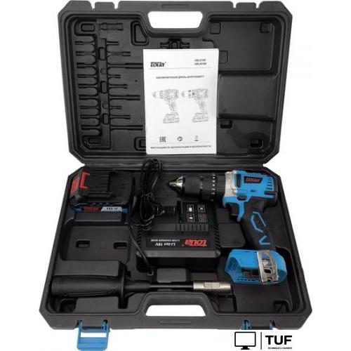 Ударная дрель-шуруповерт Toua DBLID180-1 (с 1-м АКБ, кейс)