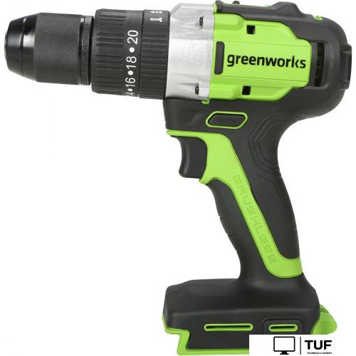 Ударная дрель-шуруповерт Greenworks GD24DD60 3704107CUB (без АКБ)