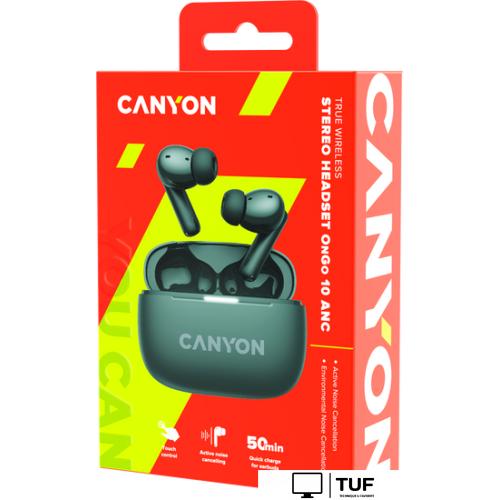 Наушники Canyon OnGo 10 ANC TWS-10 (черный)