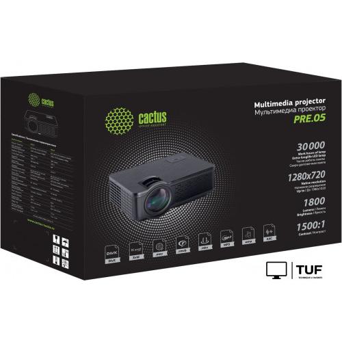 Проектор CACTUS CS-PRE.05B.WXGA