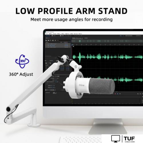 Проводной микрофон FIFINE T688 (белый)