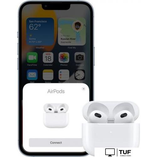 Наушники Apple AirPods 3 (без поддержки MagSafe)