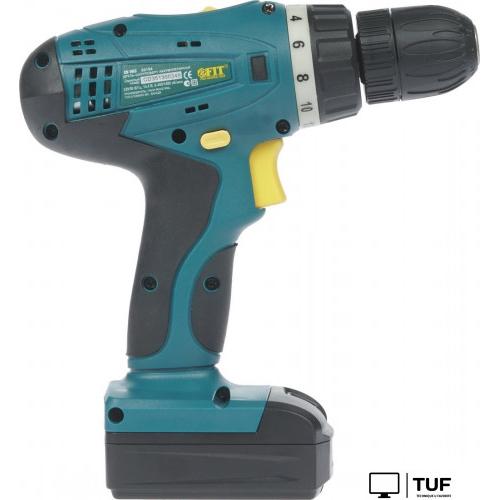 Дрель-шуруповерт FIT 80194 (с 2-мя АКБ, кейс)