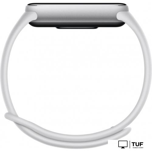 Фитнес-браслет Xiaomi Smart Band 10 M2459B1 (серебристый, с белым силиконовым ремешком, международная версия)