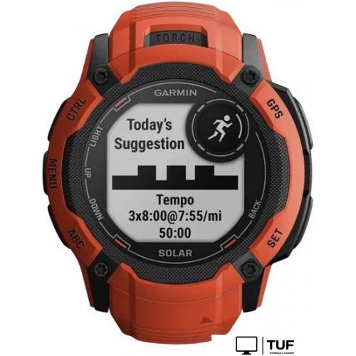 Умные часы Garmin Instinct 2x Solar (оранжевый)