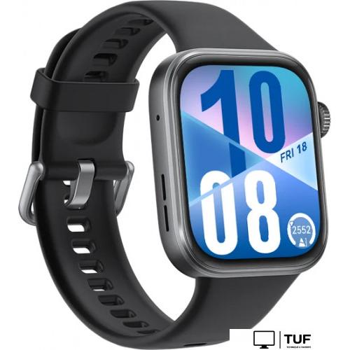 Умные часы Huawei Watch FIT 4 (черный, с черным силиконовым ремешком, международная версия)