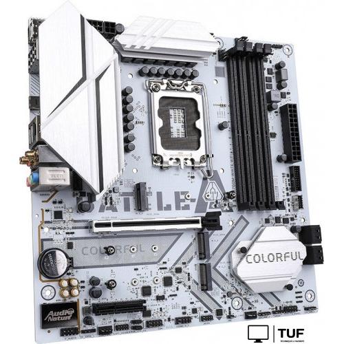 Материнская плата Colorful Battle-AX B760M-White WiFi V20