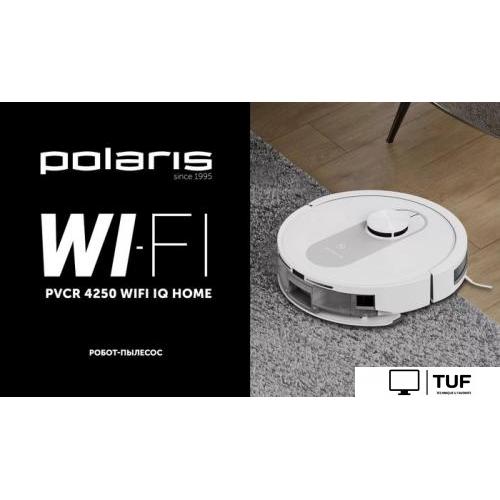 Робот-пылесос Polaris PVCR 4250 WIFI IQ Home (белый)