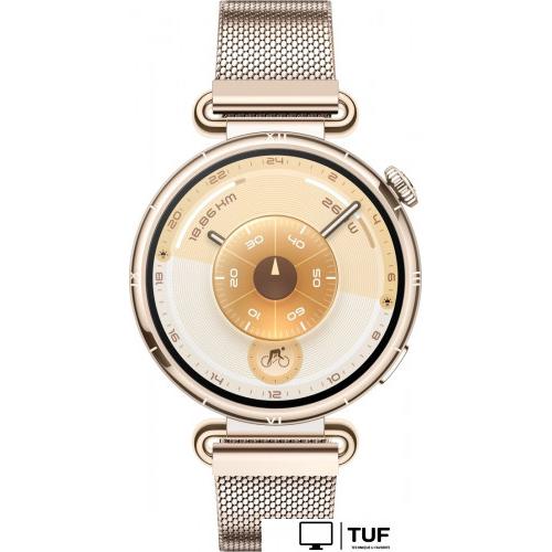 Умные часы Huawei Watch GT 6 41 мм (золотистый, с золотистым миланским браслетом, международная версия)