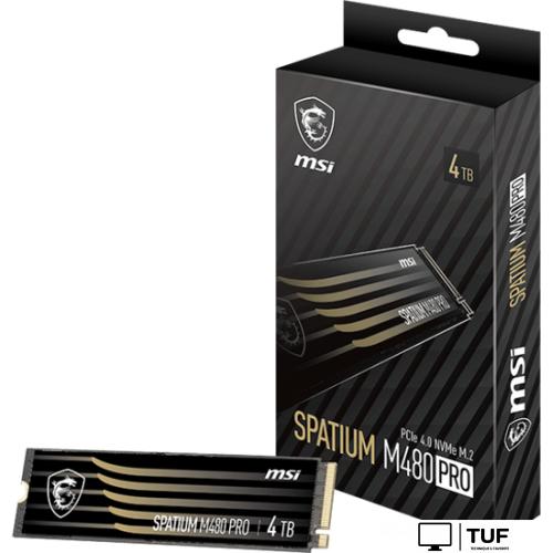 SSD MSI Spatium M480 Pro 4TB S78-440R050-P83