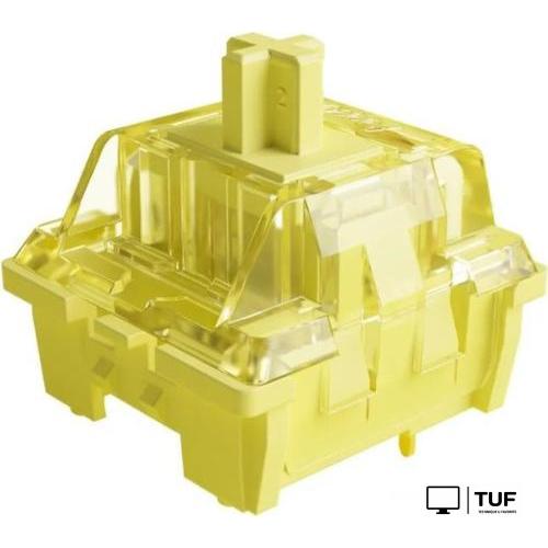 Клавиатура Akko 5087S Black Shine-Through (Akko Cream Yellow V3)