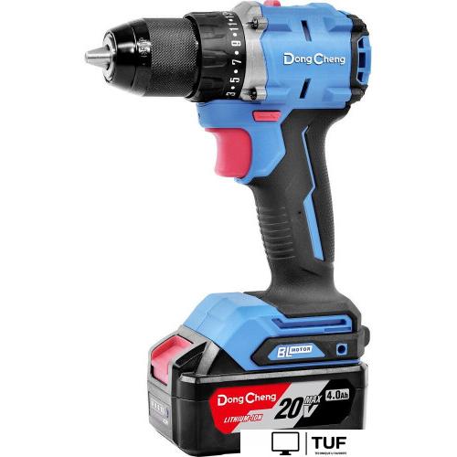 Дрель-шуруповерт DongCheng DCJZ2060 Type EM (с 2-мя АКБ, кейс)