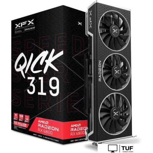 Видеокарта XFX Speedster SWFT 319 Radeon RX 6800 16GB GDDR6 RX-68XLALFD9