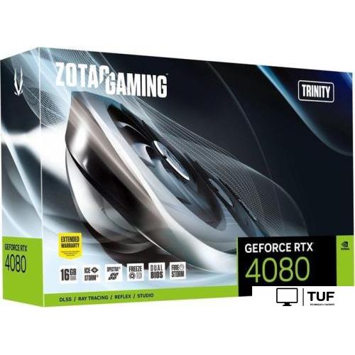 Видеокарта ZOTAC Gaming GeForce RTX 4080 16GB Trinity ZT-D40810D-10P