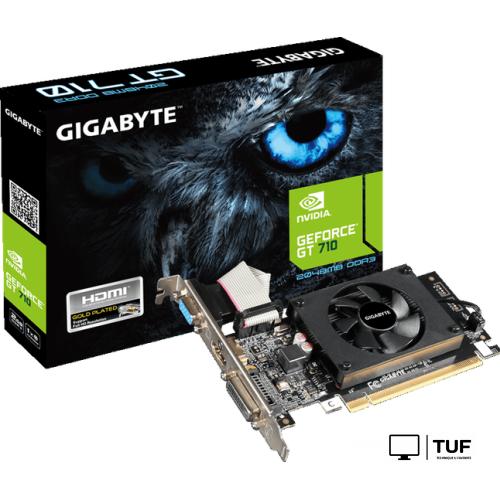 Видеокарта Gigabyte GeForce GT 710 2GB DDR3 [GV-N710D3-2GL]