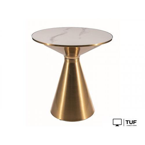 Журнальный столик Signal Aries (белый/золотой)