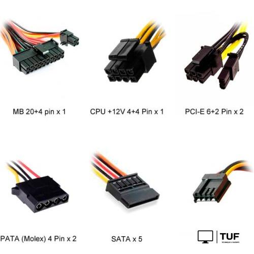 Блок питания Powerman PM-600ATX-F