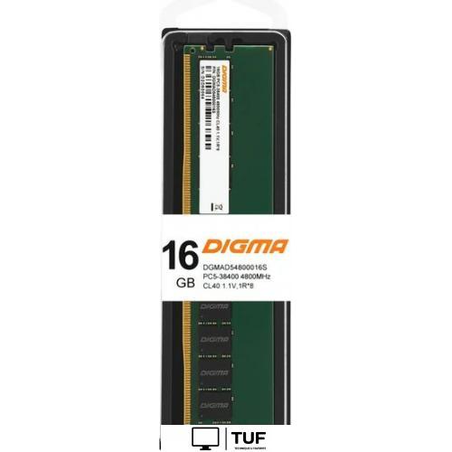 Оперативная память Digma 16ГБ DDR5 4800 МГц DGMAD54800016S