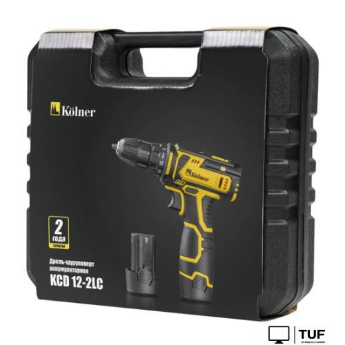 Дрель-шуруповерт Kolner KCD 12-2LC (с 2-мя АКБ, оснастка, кейс)