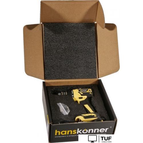 Дрель-шуруповерт Hanskonner HCD2065BL (без АКБ, кейс)